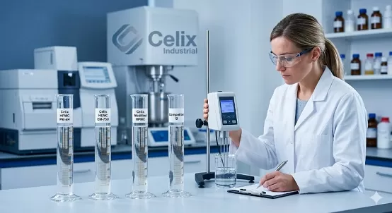 Промышленная лаборатория Celix проводит испытания на текучесть и стабильность добавок для самонивелирующегося раствора Промышленная лаборатория Celix проводит испытания на текучесть и стабильность добавок для самонивелирующегося раствора